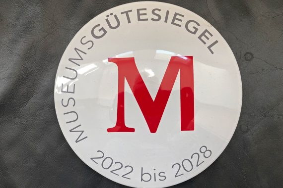 Plakette Museumsgutesiegel 2022